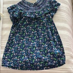 Floral Blue Womens Top
